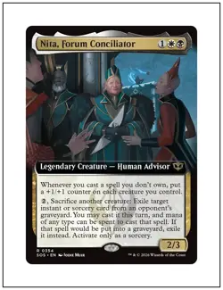 1x Nita, Forum Conciliator, Extended Art, Magic the Gathering MTG NM - Image 1