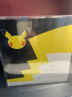 Pokemon 25th Celebrations Elite Trainer Box Pokemon Center ETB Sealed 820650809866 - Image 1