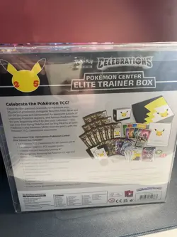 Pokemon 25th Celebrations Elite Trainer Box Pokemon Center ETB Sealed 820650809866 - Image 2