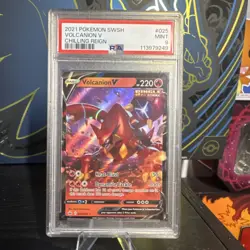 Pokemon Volcanion V 025/198 Swsh06 Chilling Reign Ultra Rare Holo PSA 9 220HP - Image 1