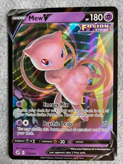 Pokemon : SWSH FUSION STRIKE MEW V 113/264 ULTRA RARE NM/M - Image 1