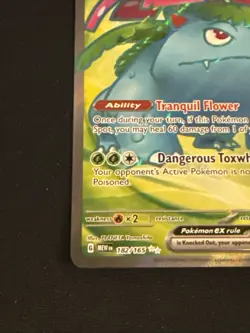 Pokemon TCG Venusaur ex #182/165 SV: Scarlet & Violet 151 Ultra Rare Full Art - Image 2