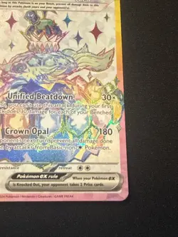 Terapagos EX Pokemon SVP 165 Full Art Illustration Rare Black Star UPC Promo, NM - Image 3