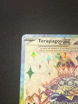 Terapagos EX Pokemon SVP 165 Full Art Illustration Rare Black Star UPC Promo, NM - Image 5