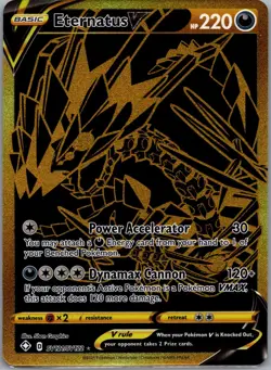 Eternatus V SV121/SV122 Shining Fates: Shiny Vault Pokemon TCG NM - Image 1