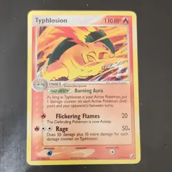 Pokemon TCG Typhlosion 17/115 Unseen Forces Holo Rare 110 HP Stage 2 English - Image 3