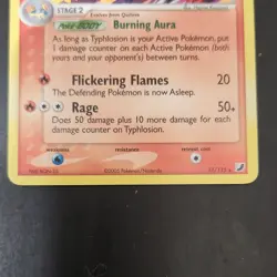 Pokemon TCG Typhlosion 17/115 Unseen Forces Holo Rare 110 HP Stage 2 English - Image 5