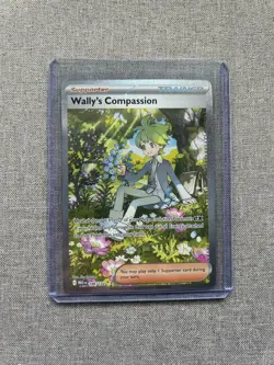 Pokemon Wally's Compassion 186/132 Me01 Mega Evolution Special Illustration Hol… - Image 2