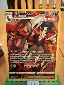 Pokemon Houndoom TG10/TG30 Brilliant Stars Ultra Rare Holo Single Strike - Image 2