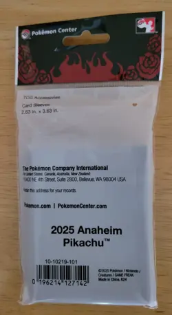 2025 Pokemon World Championships Rockabilly Sleeves Anaheim - Image 2