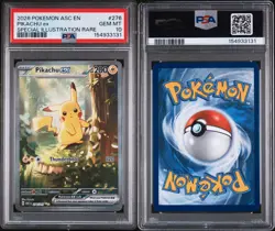 2026 Pokemon Pikachu EX Special Illustration Rare ASC EN #276 - PSA 10 - Image 2