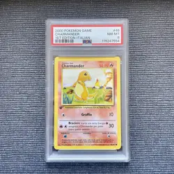 Pokemon •🔥 Carta Charmander Set Base 1 Ed First Edition Card Ita •🔥 PSA 8 - Image 1