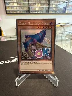 YuGiOh Dark Magician Girl (Stamp Artwork) Starlight Rare 1st Edition RA05 EN084 - Image 1