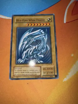 YUGIOH KA-05 BLUE EYES WHITE DRAGON ENGLISH Fairly Good Condition - Image 1