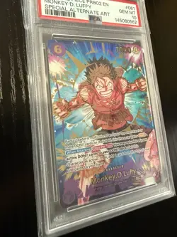 2025 One Piece Monkey.D.Luffy Eb02-061 (SP) PRB02 PSA 10 - Image 2