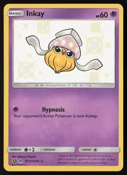 Inkay - SV17/SV94 - Baby Shiny - Hidden Fates - Pokemon Card - NM/M - Image 1