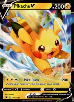 Pikachu V - Promo SWSH: Sword & Shield Promo Cards SWSH285 NM - Image 1