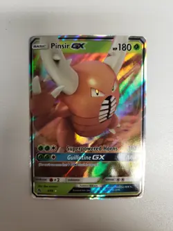 Pinsir GX - 6/68 - Pokemon Hidden Fates Sun & Moon Ultra Rare Card NM - Image 1