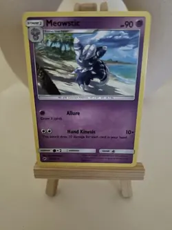 Pokemon Sun & Moon Burning Shadows TCG Card - Meowstic 60/147 - Image 1
