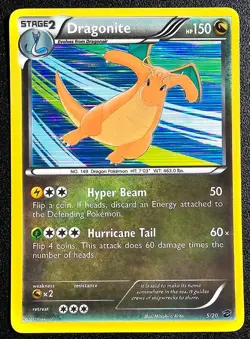Pokemon TCG Dragonite Card Dragon Vault 5/20 Holo Excellent Condition - Image 1