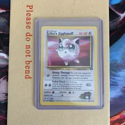 Pokemon TCG Erika's Jigglypuff Gym Challenge Card 69/132 Regular Near Mint NM - Image 1