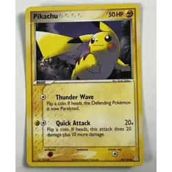 Pikachu 78/110 EX Holon Phantoms Non Holo Rare Pokemon Card HP - Image 1