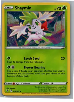 Shaymin - (Cosmos Holo) Holo Rare Miscellaneous Cards & Products 015/185 NM - Image 1