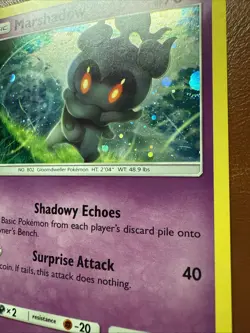 Marshadow SM93 Sun & Moon Black Star Promo Holo Pokemon Card NM - Image 2