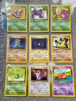 Rocket Set Pokemon Cards Collection No Duplicates Bundle Vintage WOTC 1999 - Image 3