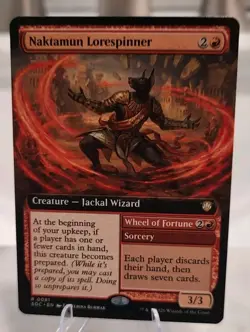Naktamun Lorespinner (Extended Art) Commander Secrets of Strixhaven Regular 0081 - Image 1