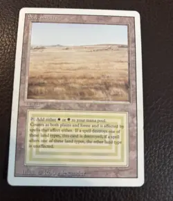Magic The Gathering Savannah Revised Dual Land Moderately Played MTG - Image 1