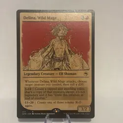 MTG AFR Delina, Wild Mage Showcase NM/M Pack Fresh - Image 1