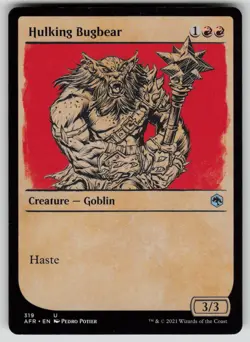 Hulking Bugbear (Showcase) Normal U Adventures in the Forgotten Realms 319 NM - Image 1