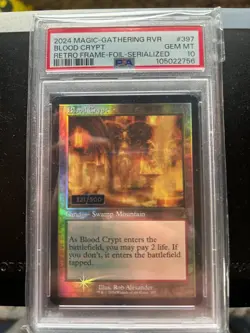 Blood Crypt (Retro Frame) (Serial Numbered) Ravnica Remastered Foil 321/500 - Image 1