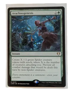 MTG Magic the Gathering Arachnogenesis (272/1173) Commander Masters LP - Image 1