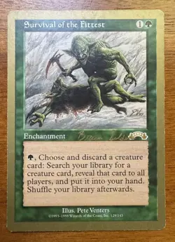 Survival of the Fittest 1998 World Championship Decks Magic The Gathering Card - Image 1