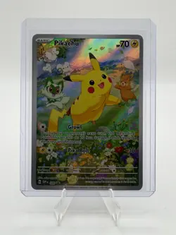 Pokemon TCG Pikachu SV: Scarlet & Violet Promo 088 Full Art Holo 70 HP Pika Bolt - Image 1