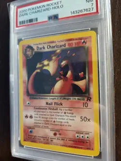 Pokemon TCG Dark Charizard 4/82 Team Rocket Holo! PSA 7! - Image 2