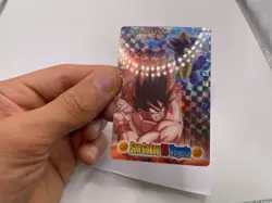 Vegeta vs Goku No. 5 Dragon Ball Z Plastic Gummy Card Japanese Bandai 2006 - Image 4