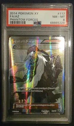 Az #117 Phantom Forces XY 2014 Pokemon PSA 8 - Image 1