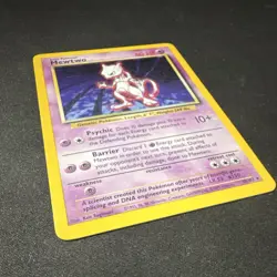 Pokemon Mewtwo 10/102 Base Set Holo Error Unlimited Rare FREE SHIPPING - Image 4