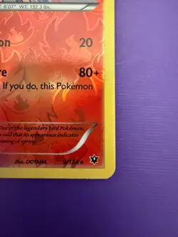 🔥 2016 Pokemon Moltres 9/124 Reverse Holo Fates Collide NM Raw Legendary 🔥 - Image 5