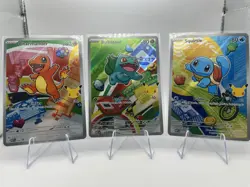 Pokemon TCG First Partner Illustration Collection, Series 1 Kanto GEN 1 Starters - Image 1