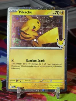 Pokemon TCG 2026 Pokemon Day PIKACHU 051/162 **Cosmos Holo - Image 1