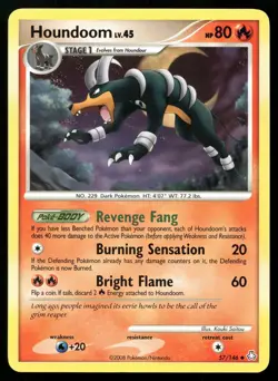 POKEMON HOUNDOOM LEGENDS AWAKENED 57/146 UC NM/M - Image 1