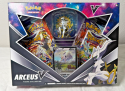 Pokemon TCG Arceus V Figure Collection Box Sealed BDSP Box Wear See Photos - Image 1