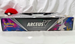 Pokemon TCG Arceus V Figure Collection Box Sealed BDSP Box Wear See Photos - Image 5