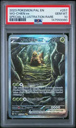 Wo-Chien Ex Pokemon Pal En-Paldea Evolved 257 NM PSA 10 - Image 1