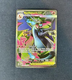 Pokemon TCG Phantasmal Flames Charizard Ultra Rare Mega Charizard X ex 109/094 - Image 1