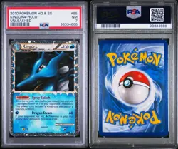 Pokemon 2010 HGSS Unleashed Kingdra Holo #85/95 PSA 7 NM - Image 3